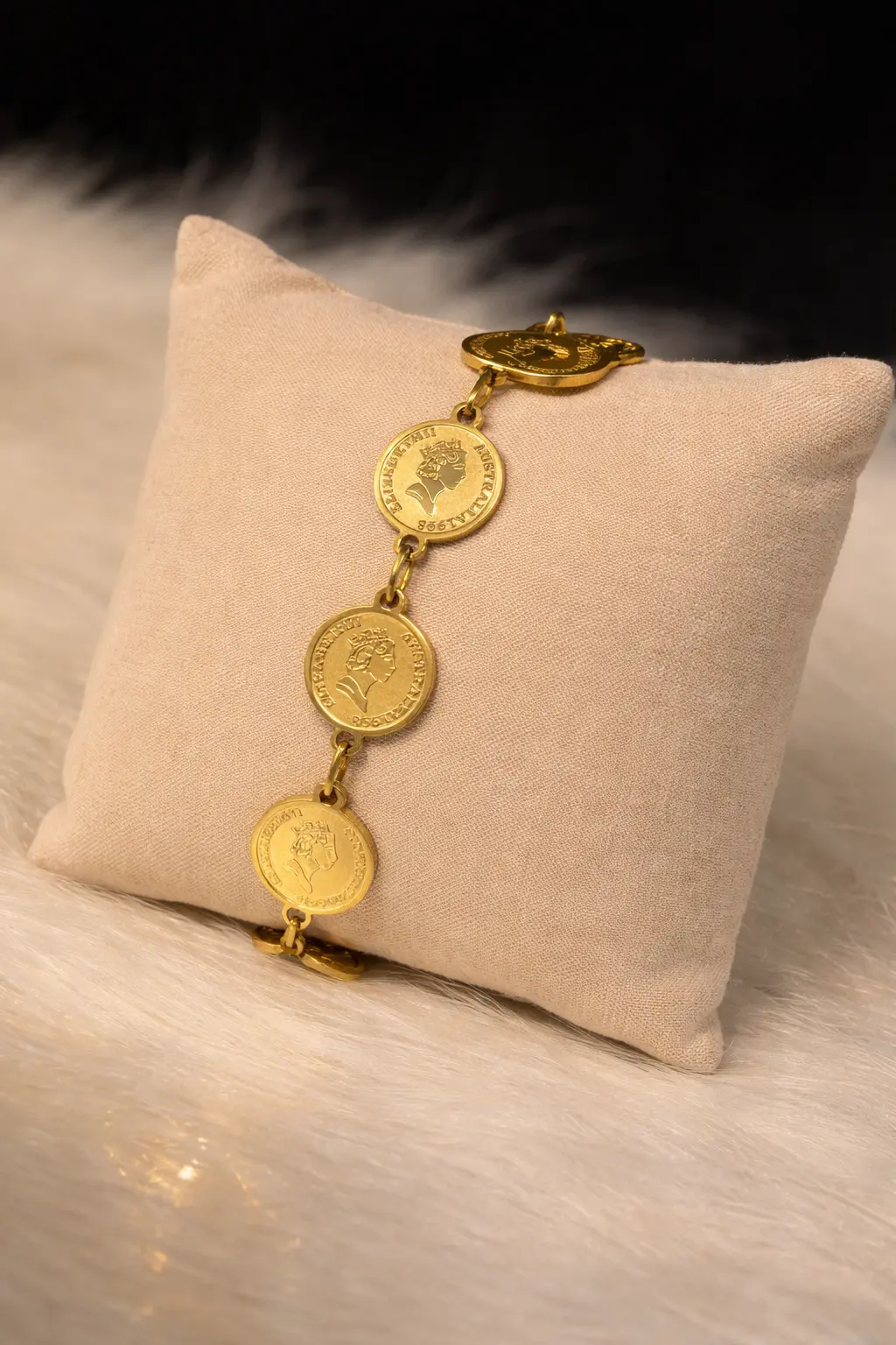 coin bracelet