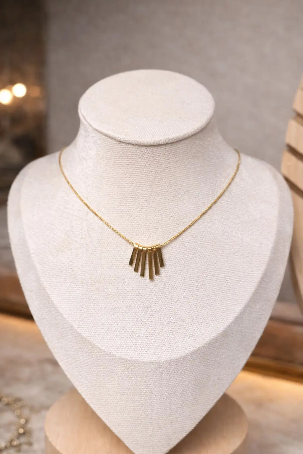 Multi-bar Pendant Necklace