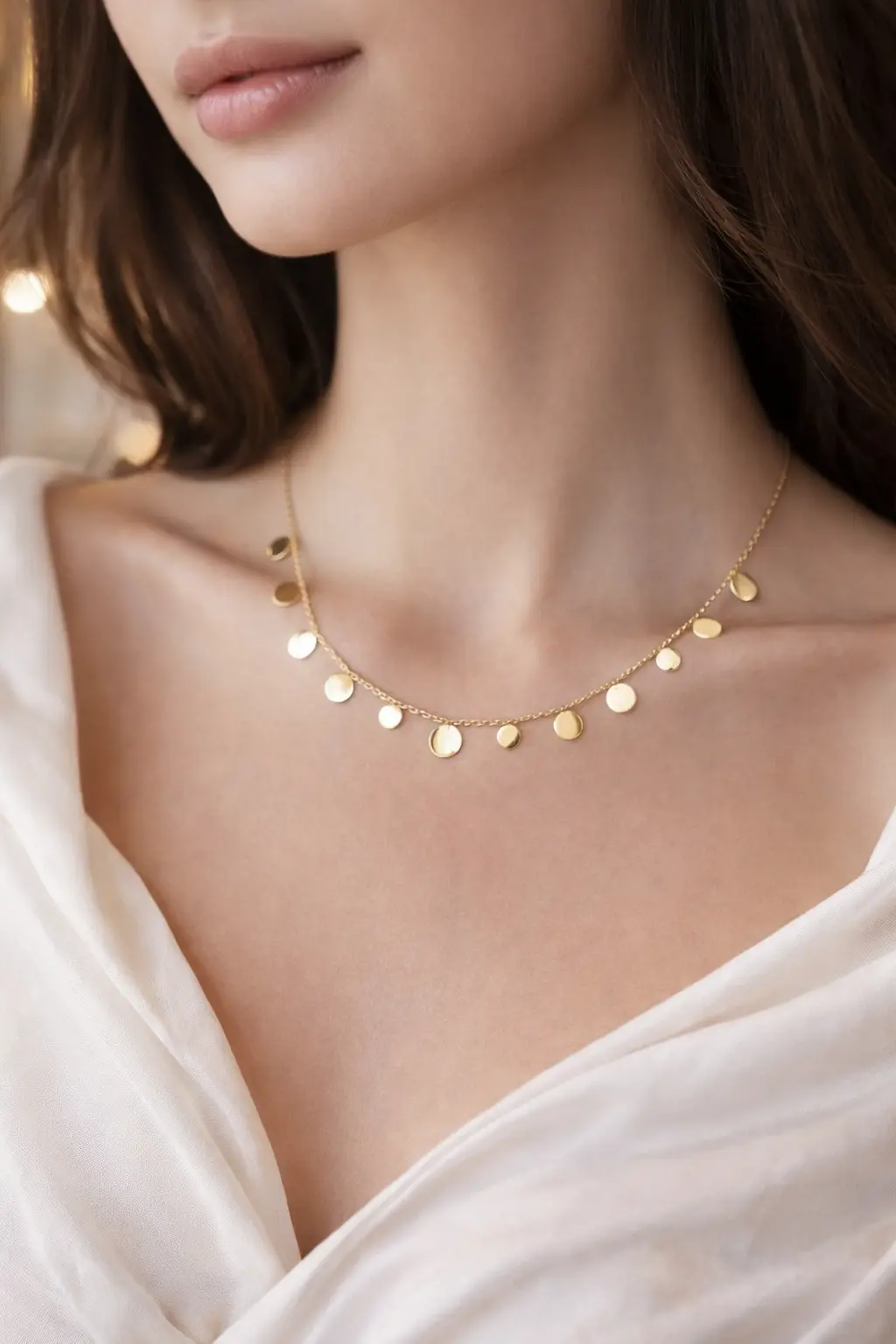 Circle sizes Chocker Necklace 