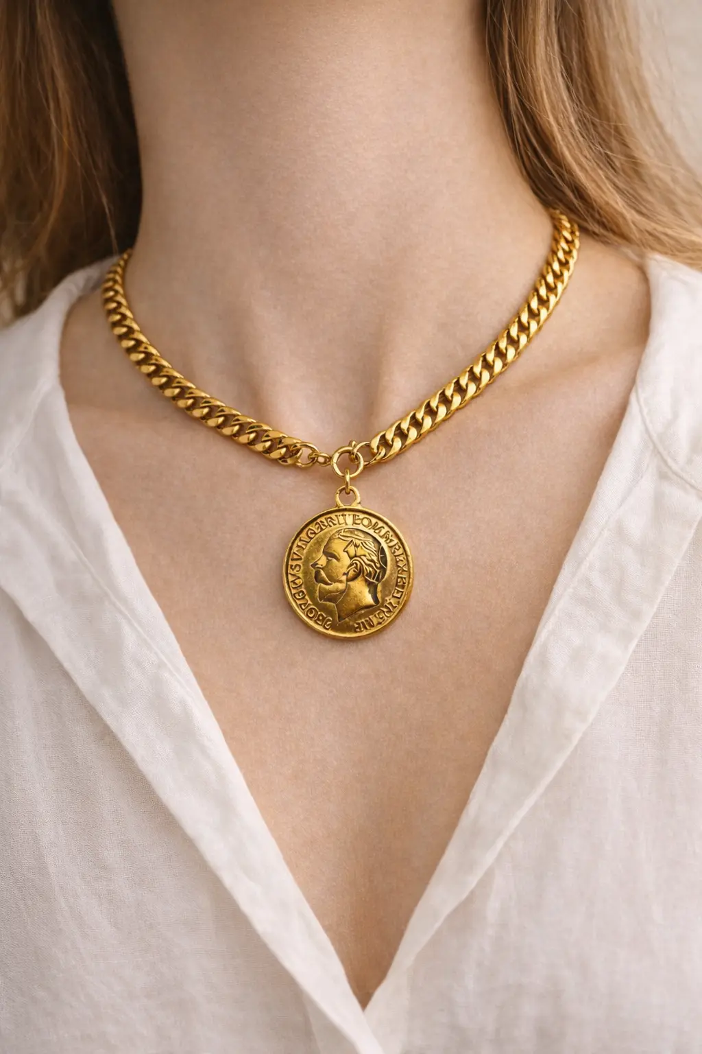 Coin Cartier Necklace