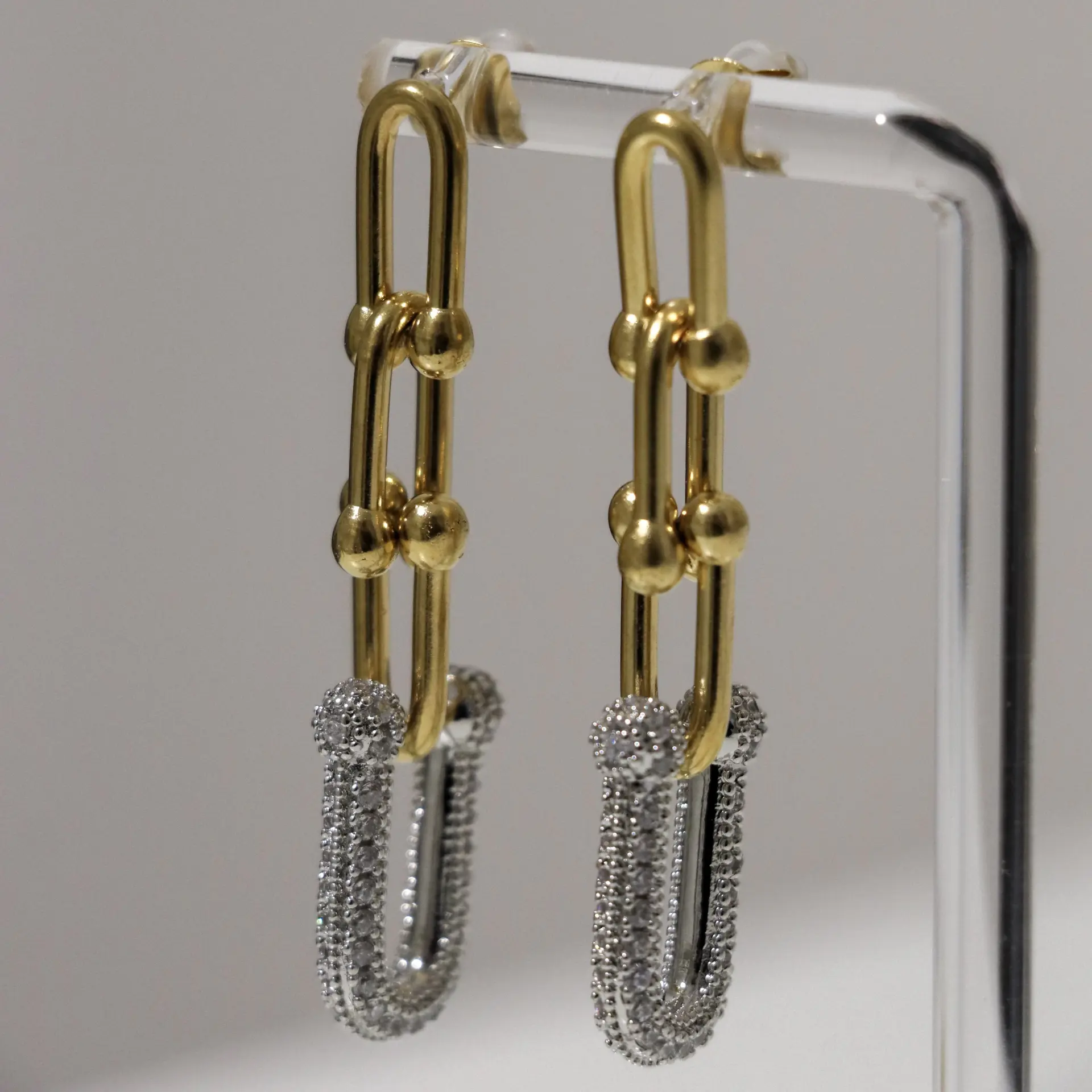 Tiffany & Co Silver& Gold Earrings 