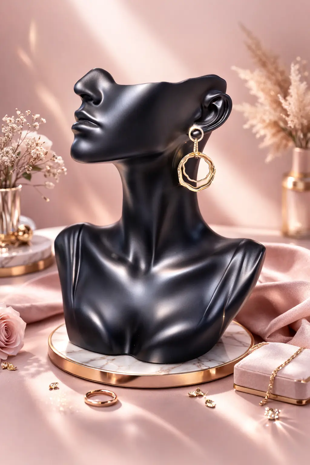 Double Circle Earrings 