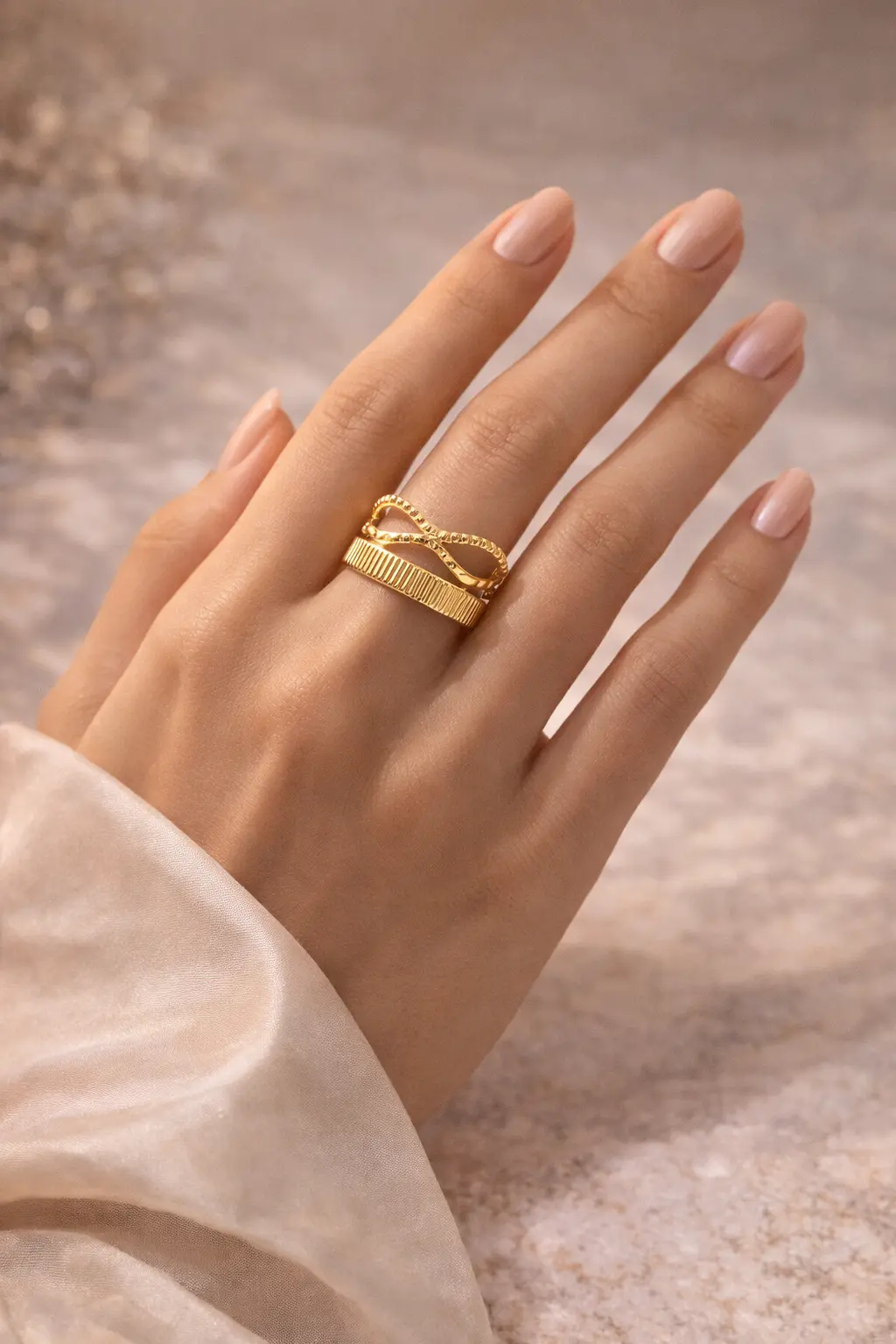 Infinity-Themed Ring