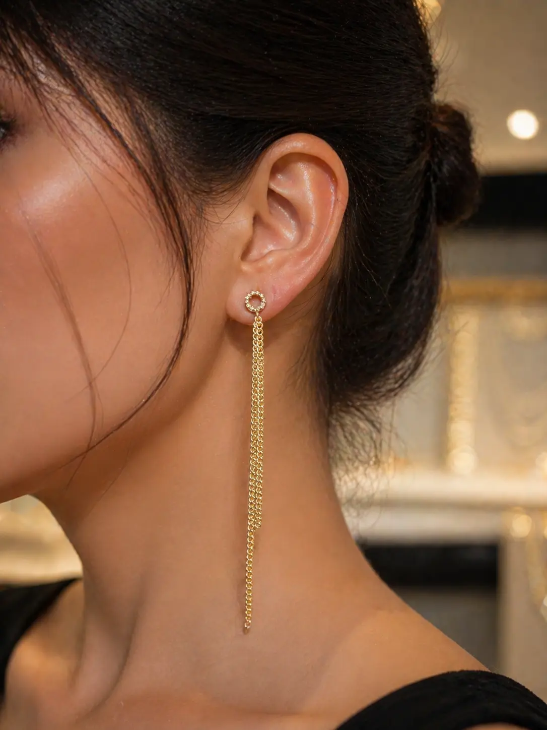  Chain Drop Earrings 